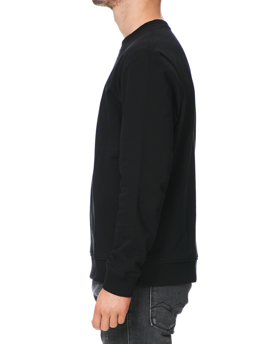Heren | Truien | Samsøe Samsøe | Samsøe & Samsøe Hugo Organic Cotton Crew Neck Sweat Black