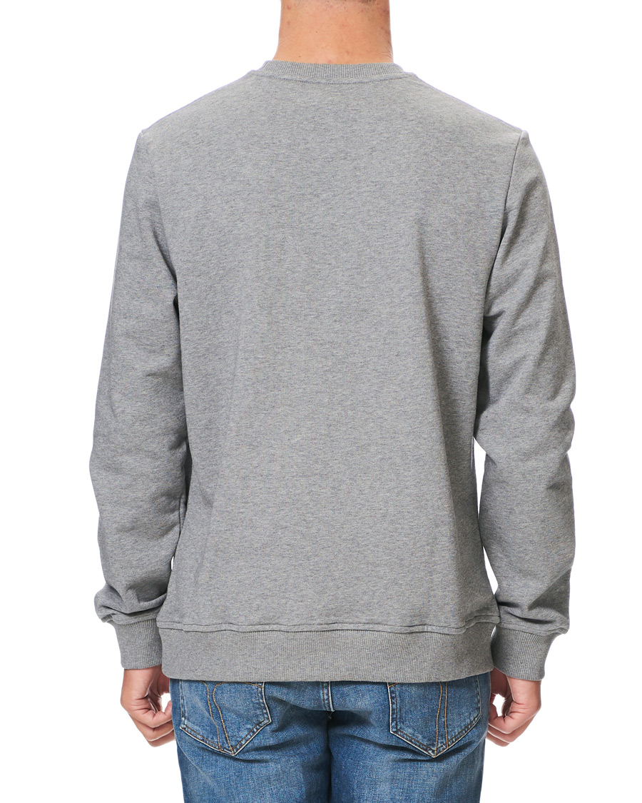 Heren | Truien | Samsøe Samsøe | Samsøe & Samsøe Hugo Organic Cotton Crew Neck Sweat Grey Mel