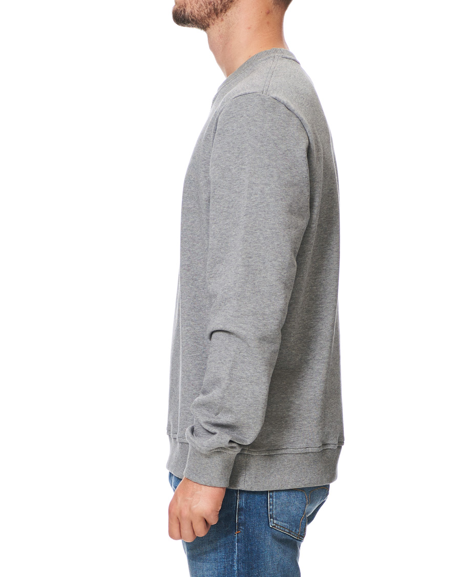 Heren | Truien | Samsøe Samsøe | Samsøe & Samsøe Hugo Organic Cotton Crew Neck Sweat Grey Mel