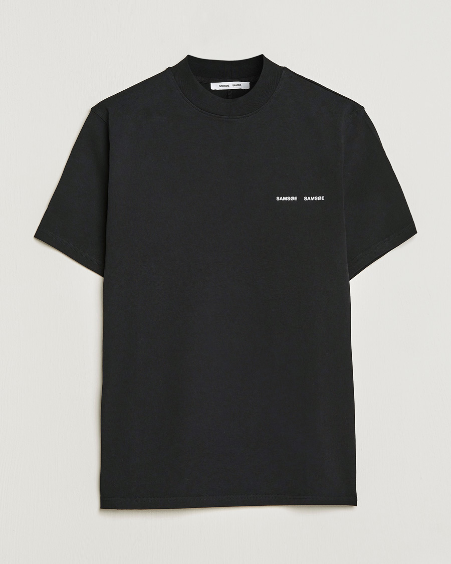 Heren | T-shirts | Samsøe Samsøe | Norsbro Organic Cotton Tee Black