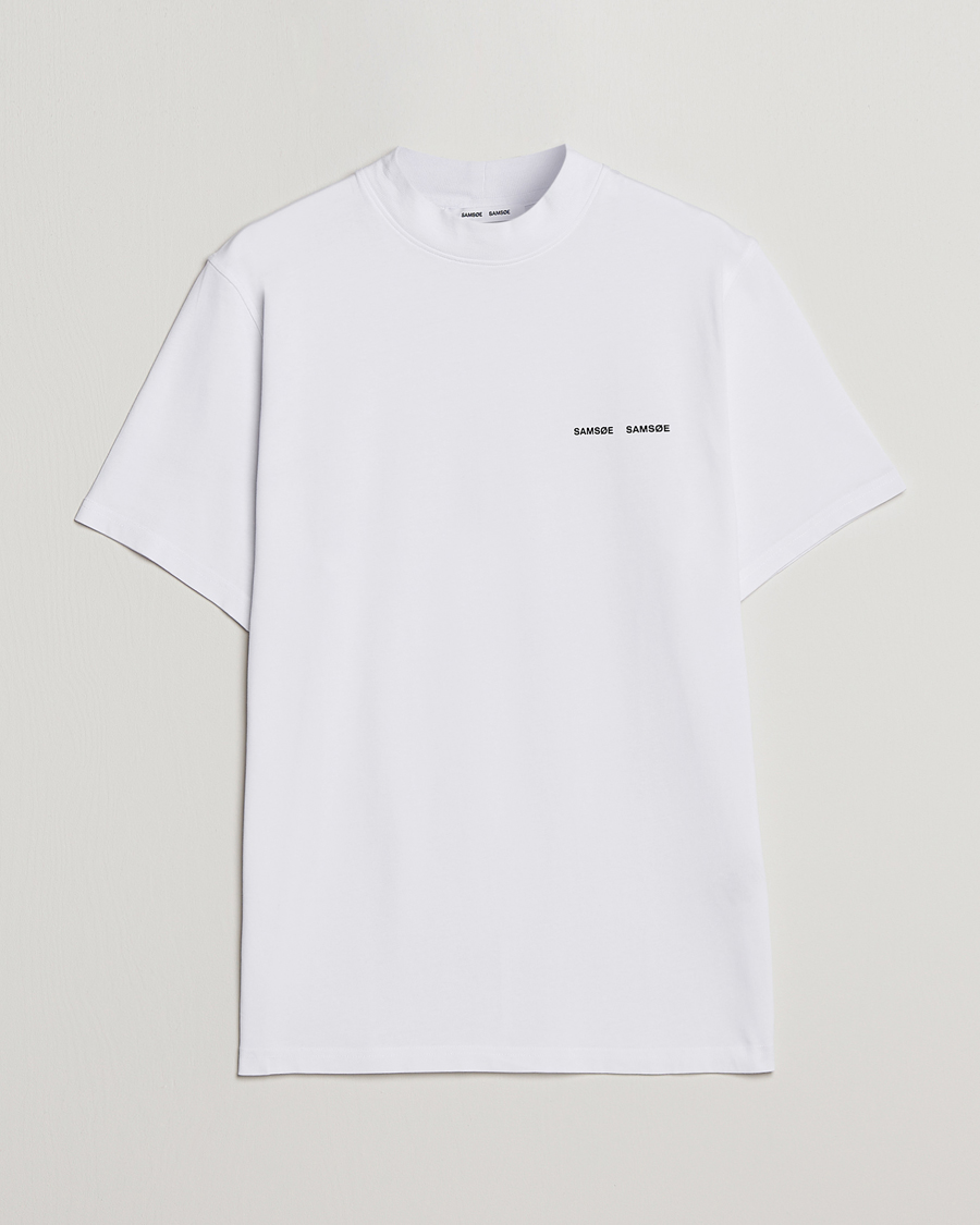 Heren | T-shirts | Samsøe Samsøe | Norsbro Organic Cotton Tee White