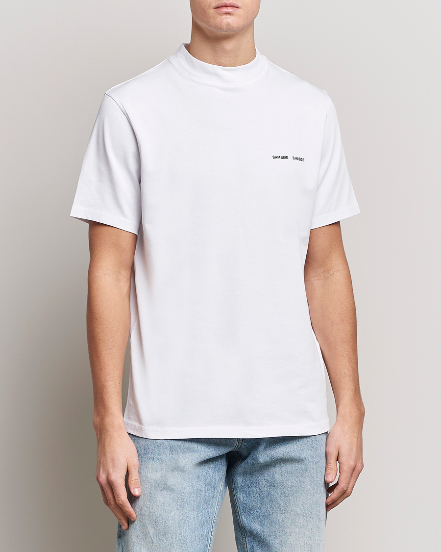 Heren | T-shirts met korte mouwen | Samsøe Samsøe | Norsbro Organic Cotton Tee White