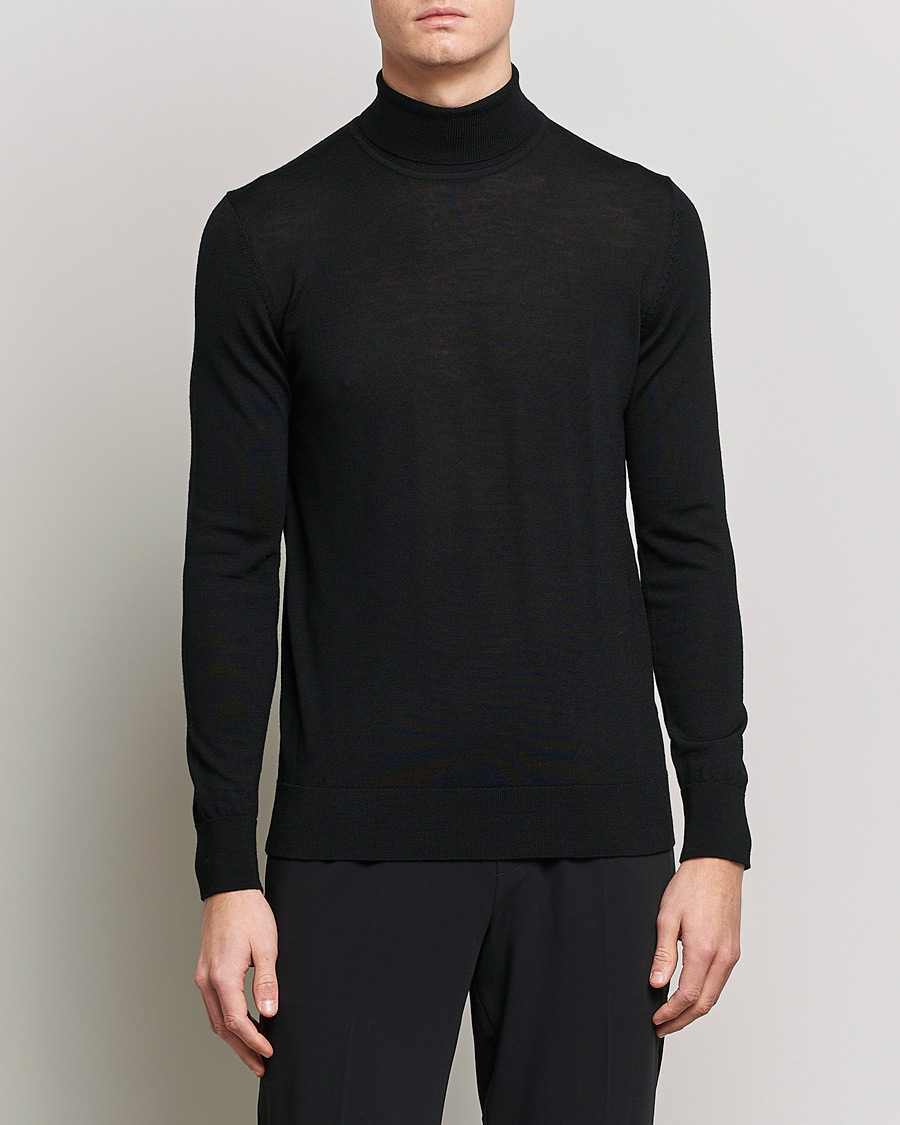 Heren |  | Samsøe Samsøe | Flemming Superfine Merino Wool Roll Neck Black