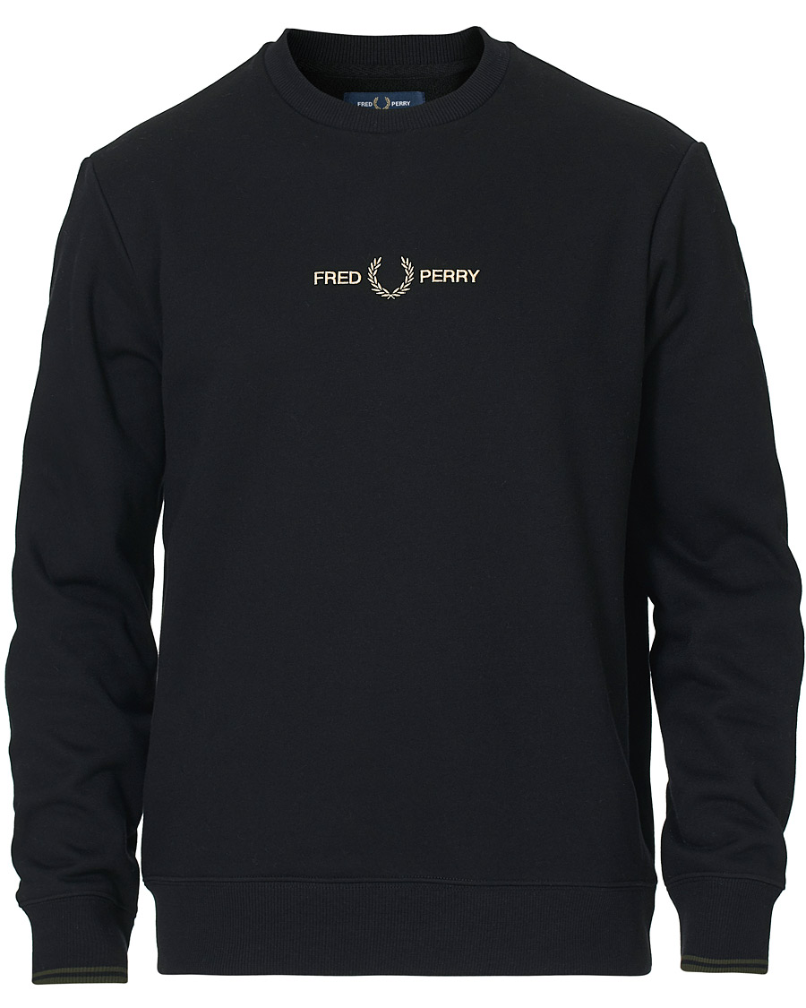 Heren | Truien | Fred Perry | Graphic Sweatshirt Black