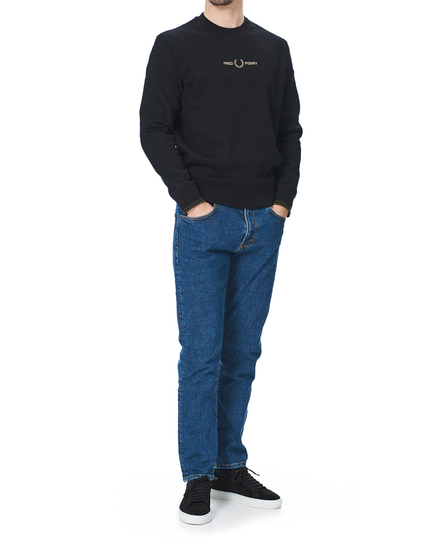 Heren | Truien | Fred Perry | Graphic Sweatshirt Black