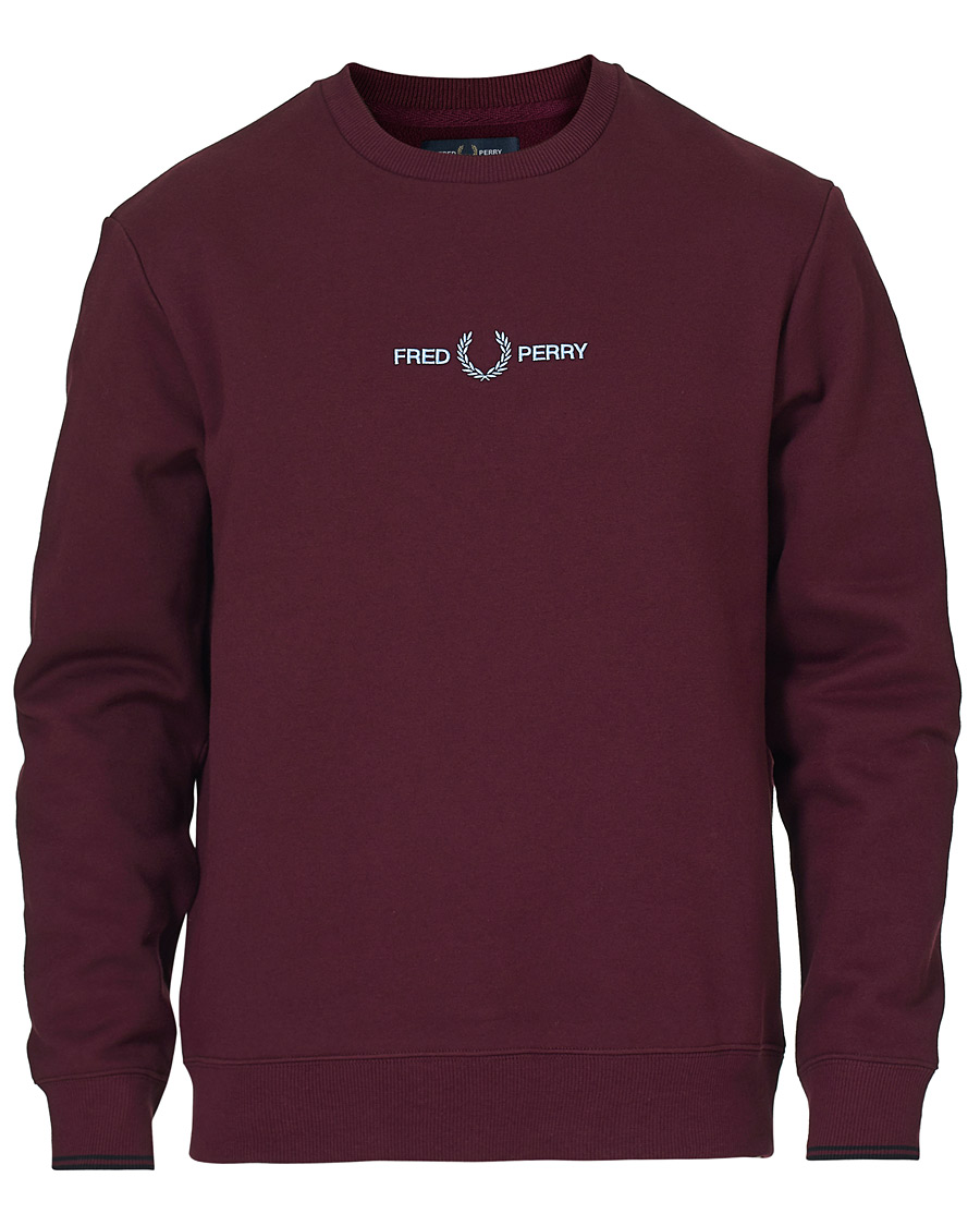 Heren | Truien | Fred Perry | Graphic Sweatshirt Mahogany