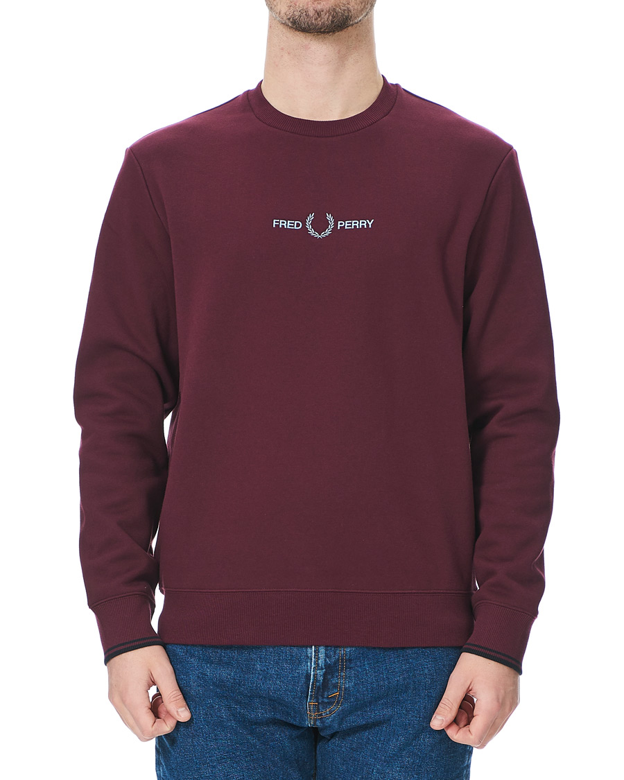Heren | Truien | Fred Perry | Graphic Sweatshirt Mahogany