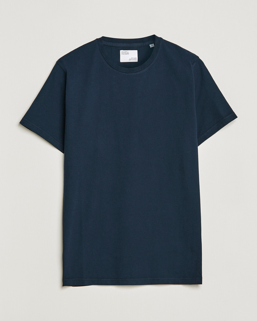 Heren | T-shirts | Colorful Standard | Classic Organic T-Shirt Navy Blue