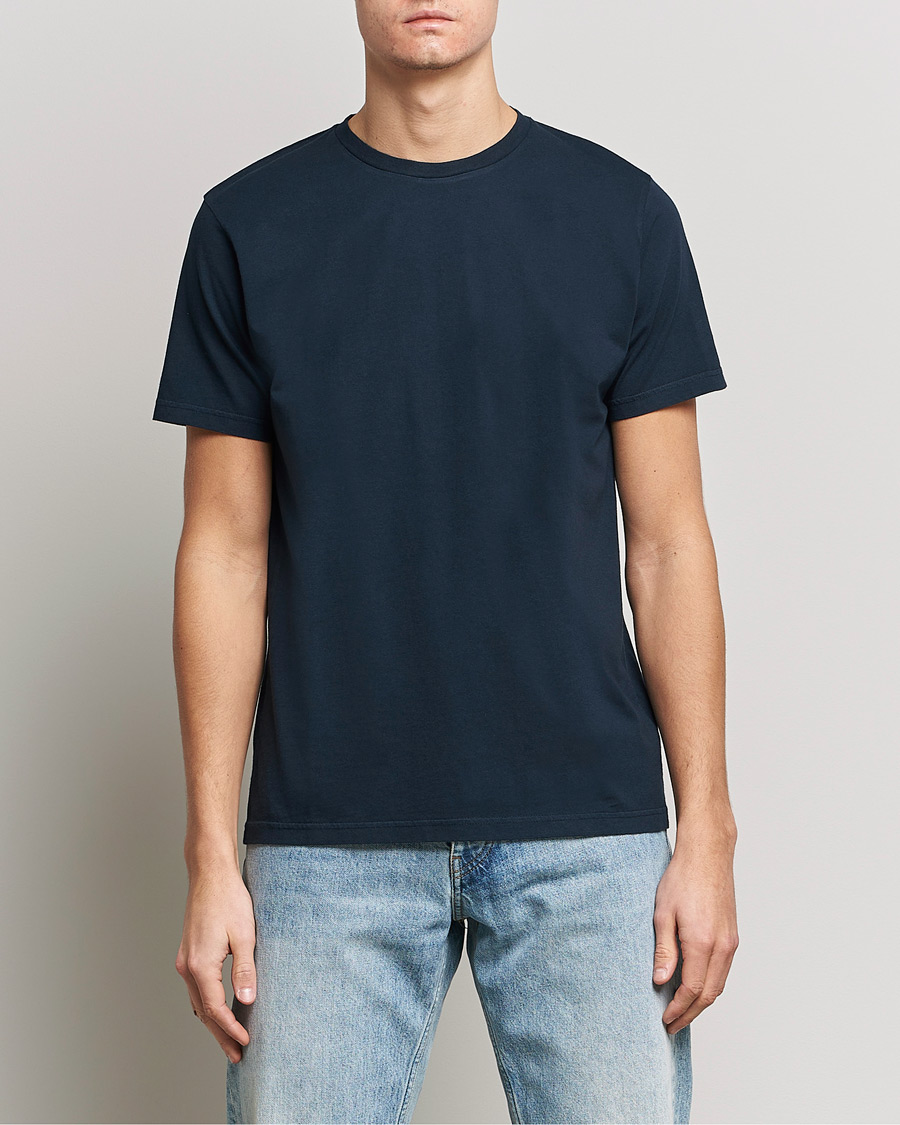 Heren | T-shirts | Colorful Standard | Classic Organic T-Shirt Navy Blue