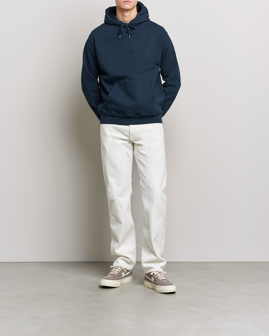 Heren | Truien | Colorful Standard | Classic Organic Hood Navy Blue