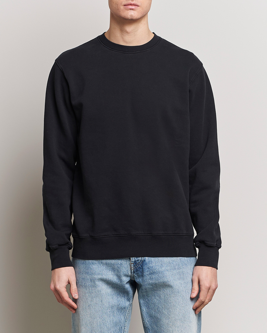 Heren | Truien | Colorful Standard | Classic Organic Crew Neck Sweat Deep Black