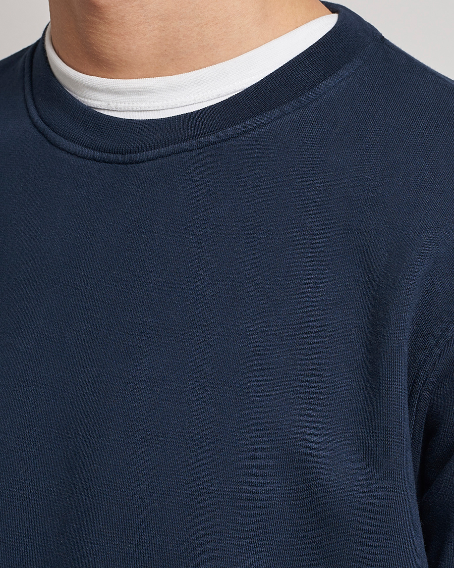 Heren | Truien | Colorful Standard | Classic Organic Crew Neck Sweat Navy Blue