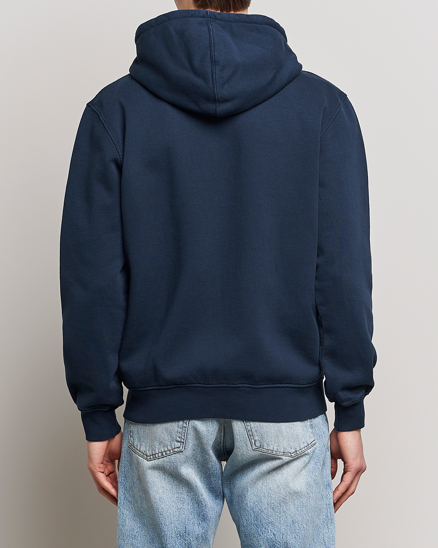 Heren | Truien | Colorful Standard | Classic Organic Full Zip Hood Navy Blue
