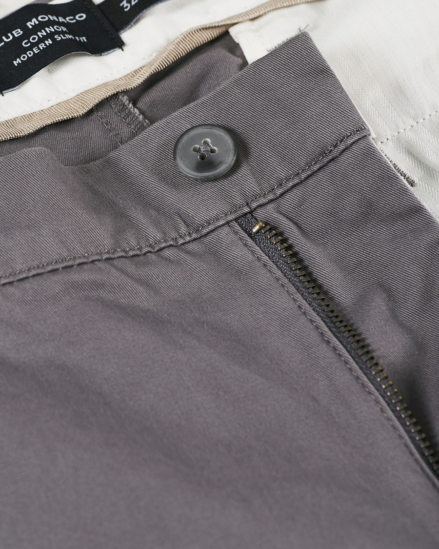 Heren | Broeken | Club Monaco | Connor Cotton Stretch Chino Grey