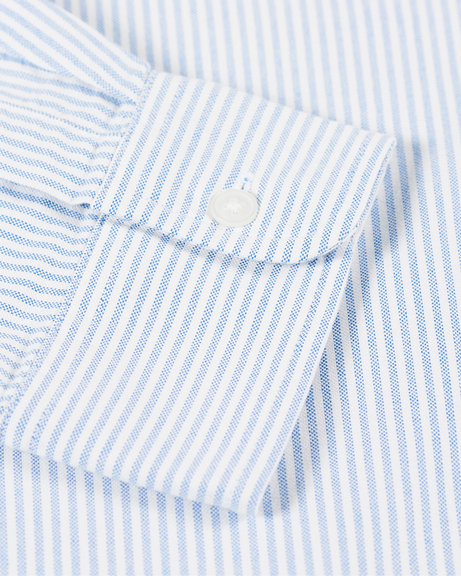 Heren | Overhemden | Club Monaco | Slim Fit Oxford Stripe Shirt Blue/White