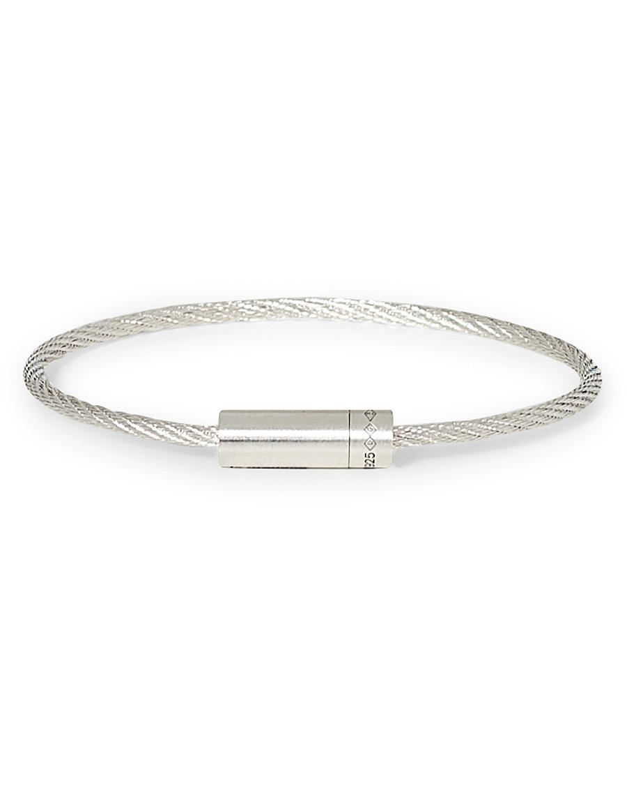 Heren | LE GRAMME Cable Bracelet Brushed Sterling Silver 9g | LE GRAMME | Cable Bracelet Brushed Sterling Silver 9g