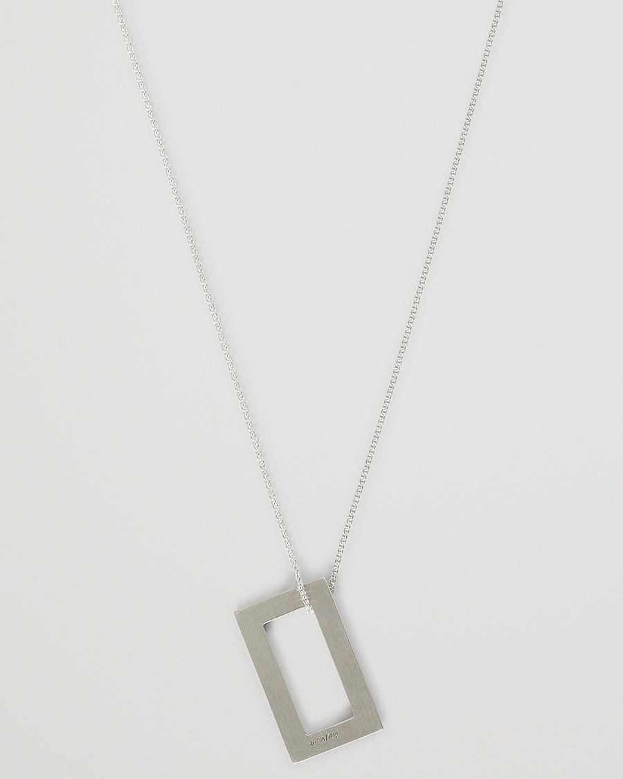Heren | LE GRAMME Rectangular Necklace Le 3.4 Sterling Silver | LE GRAMME | Rectangular Necklace Le 3.4 Sterling Silver