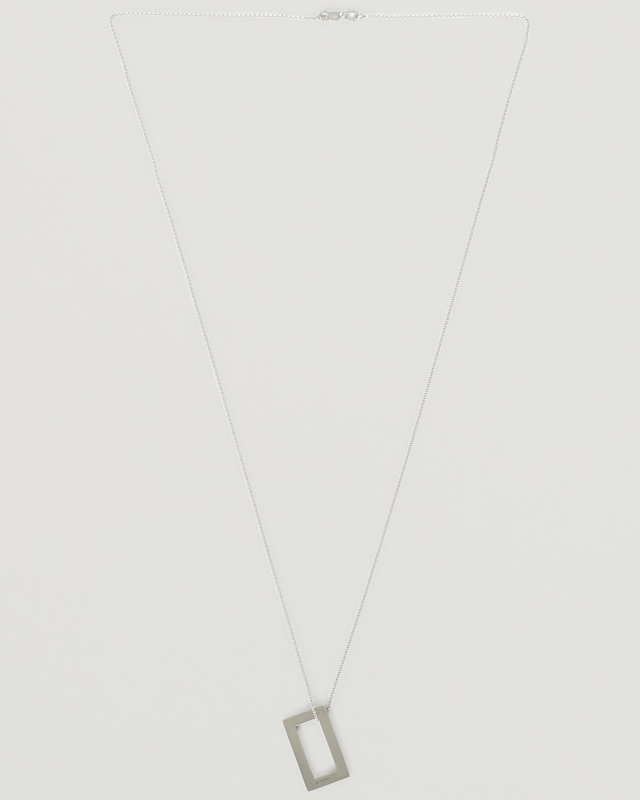Heren | Sieraden | LE GRAMME | Rectangular Necklace Le 3.4 Sterling Silver