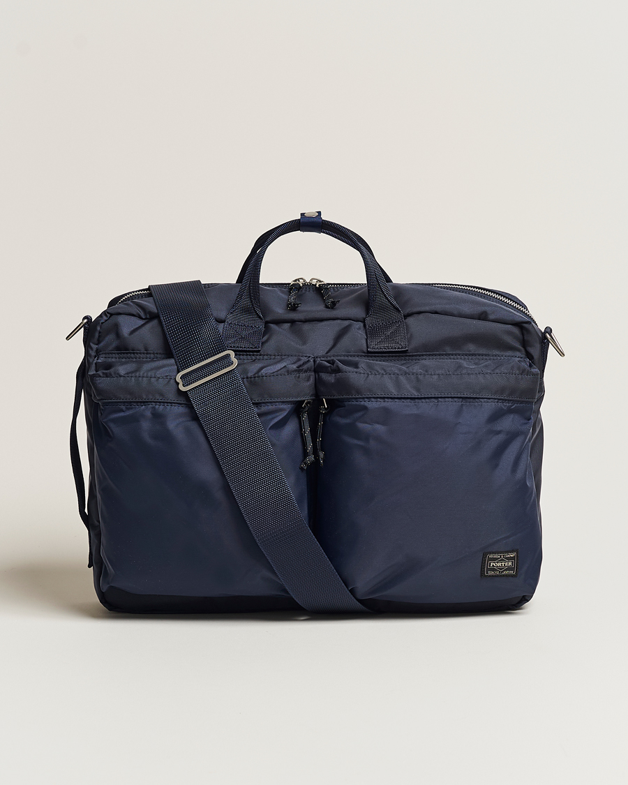 Heren | Tassen | Porter-Yoshida & Co. | Porter-Yoshida & Co.Force 3Way BriefcaseNavy Blue