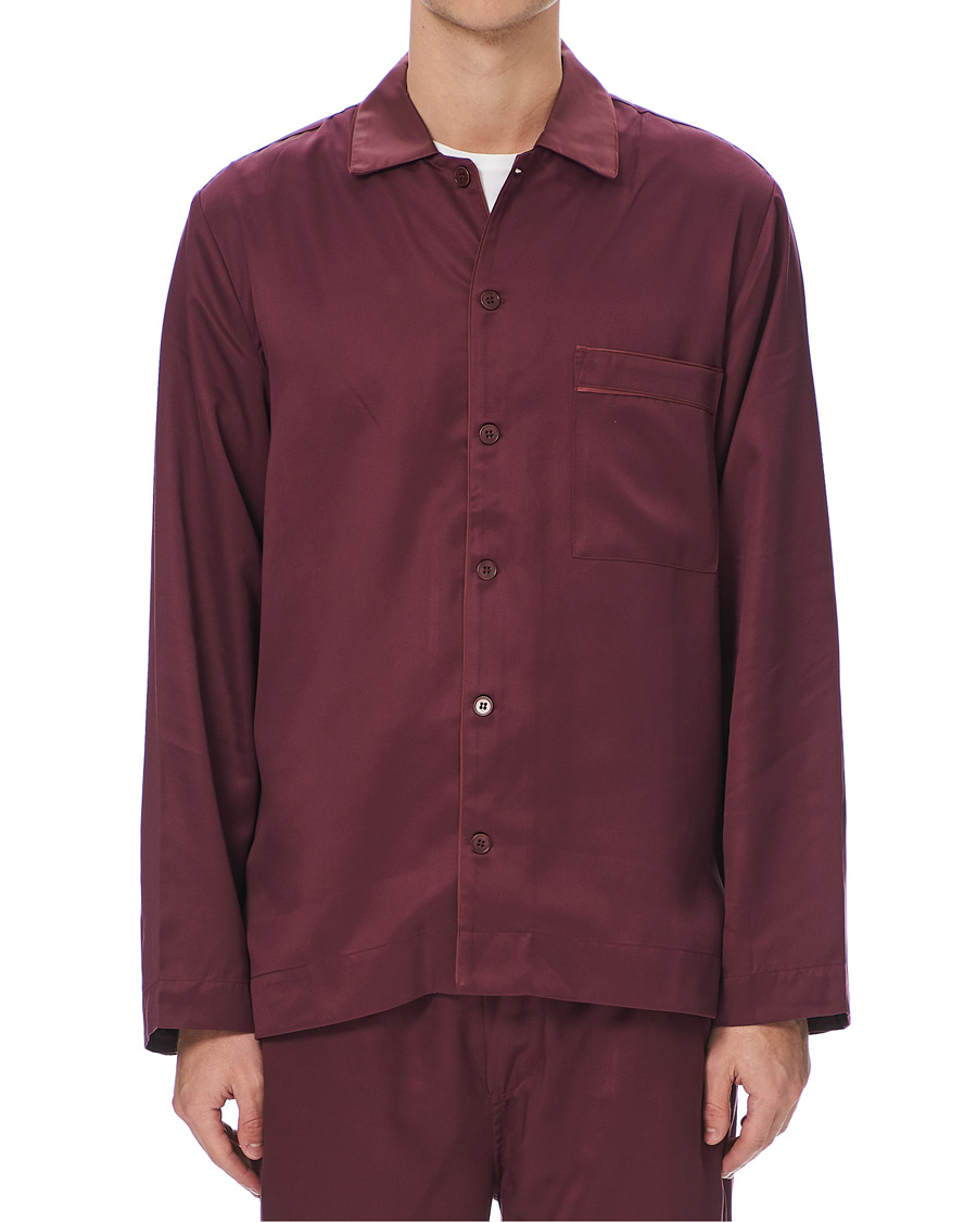 Heren | Pyjama's en gewaden | CDLP | Home Suit Long Sleeve Burgundy
