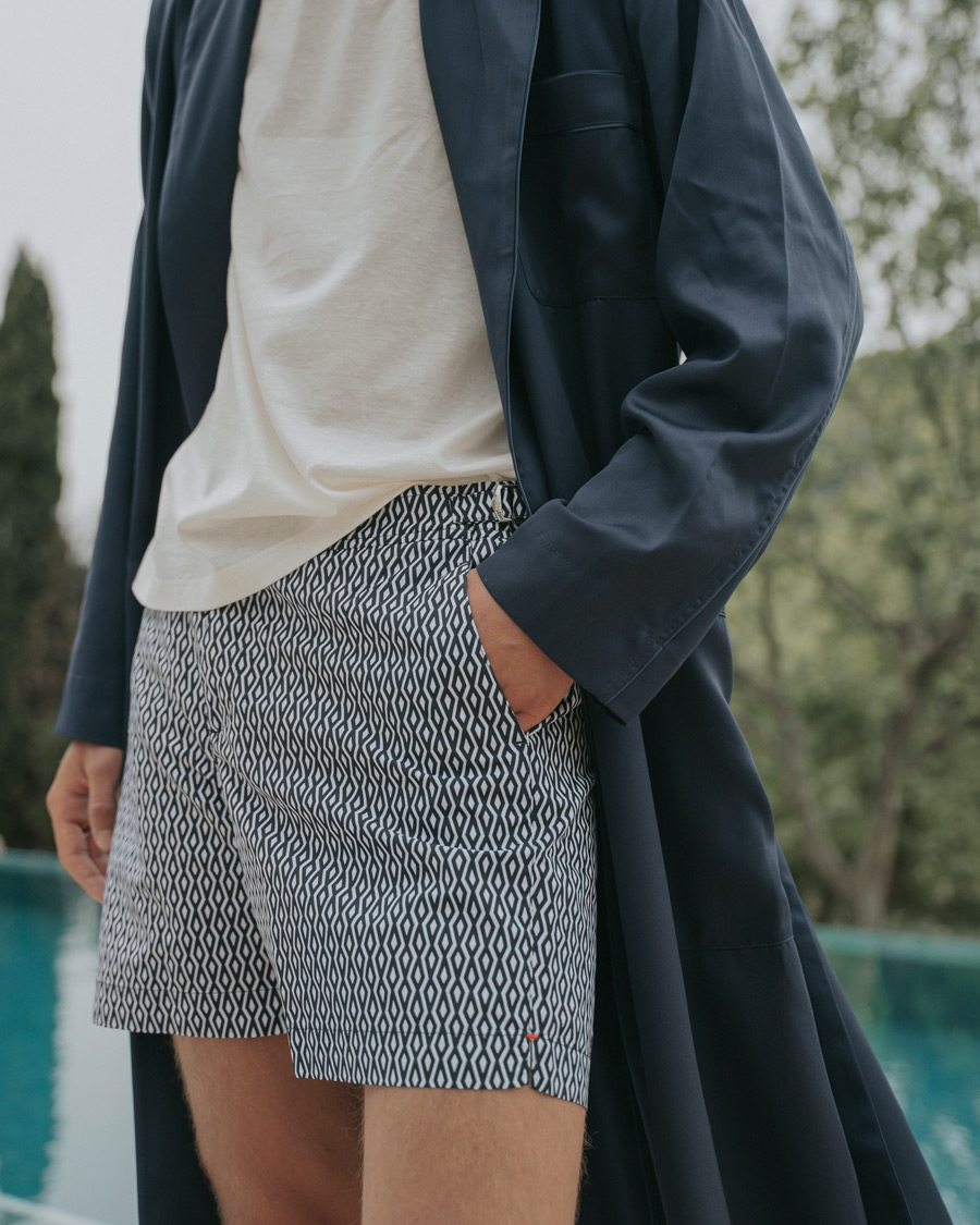 Heren | Pyjama's en gewaden | CDLP | Home Robe Navy Blue