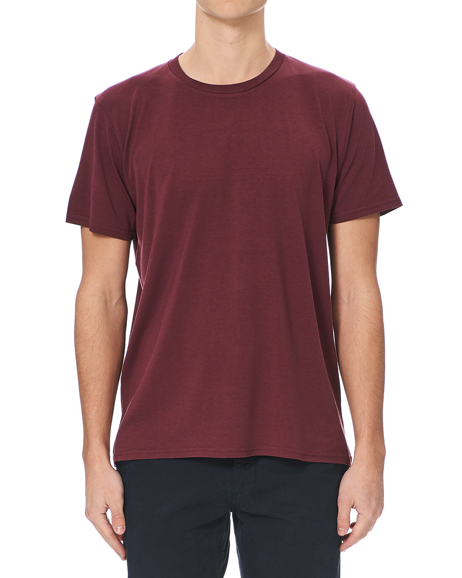 Heren | T-shirts | CDLP | Round Neck Tee Burgundy