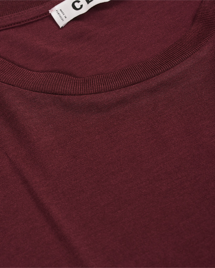 Heren | T-shirts | CDLP | Round Neck Tee Burgundy