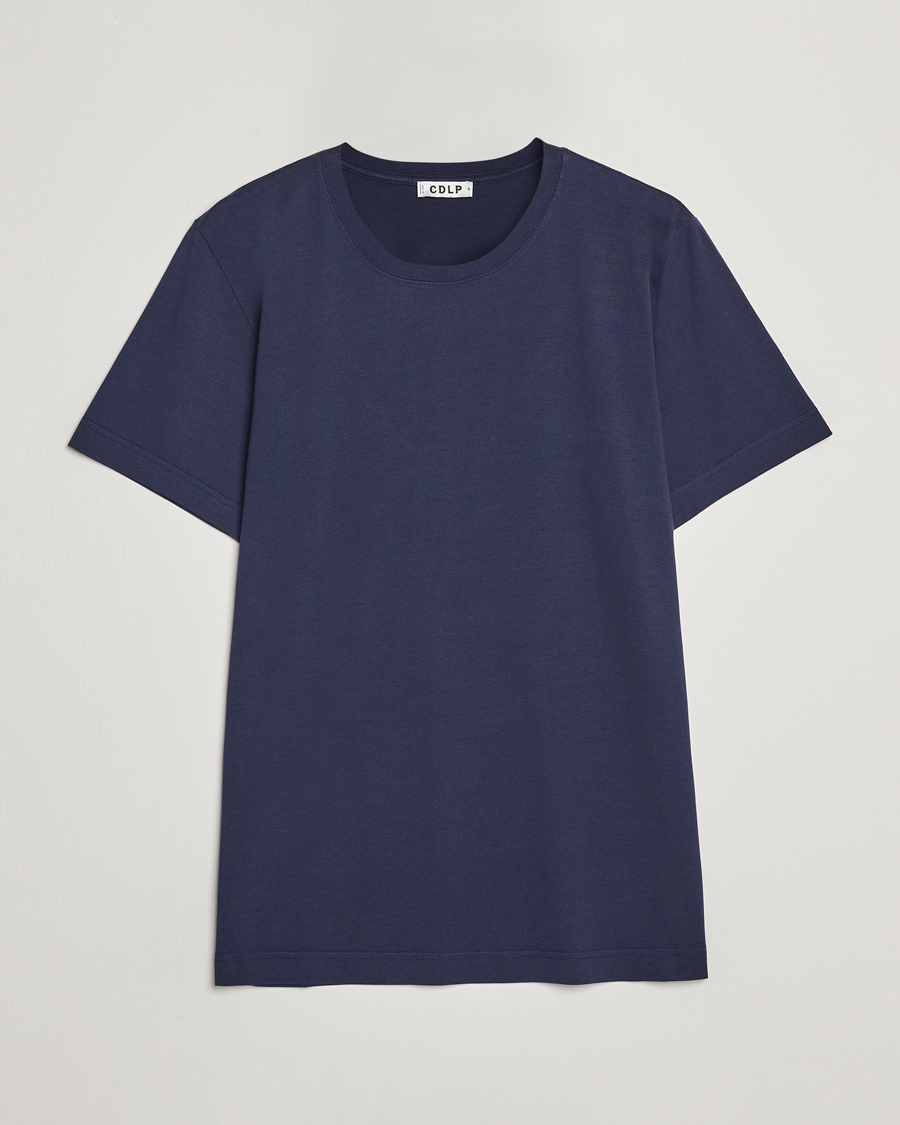 Heren | T-shirts | CDLP | Round Neck Tee Navy Blue