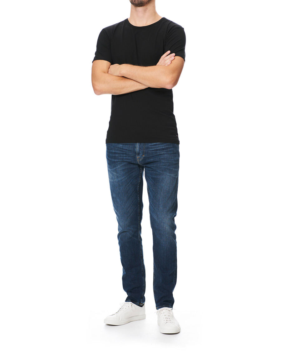 Heren | T-shirts | Tommy Hilfiger | 3-Pack Cotton Strech Crew Neck Tee Black