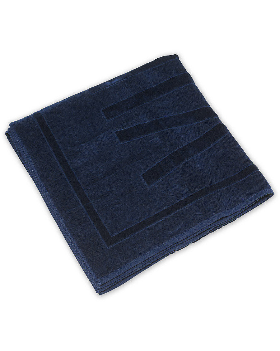 Heren | Vilebrequin Terry Cloth Beach Towel Bleu Marine | Vilebrequin | Terry Cloth Beach Towel Bleu Marine