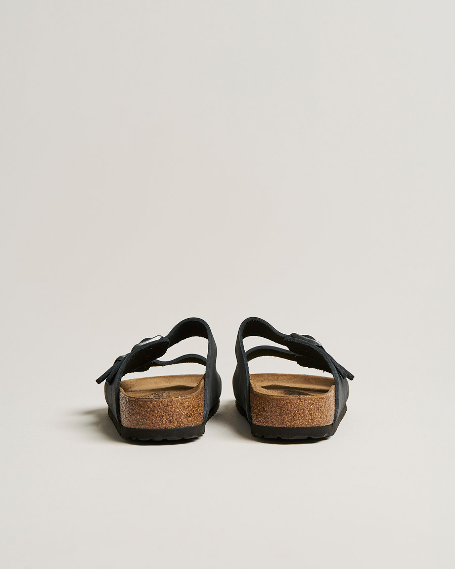 Heren | Sandalen slides | BIRKENSTOCK | Arizona Classic Footbed Black Oiled Leather