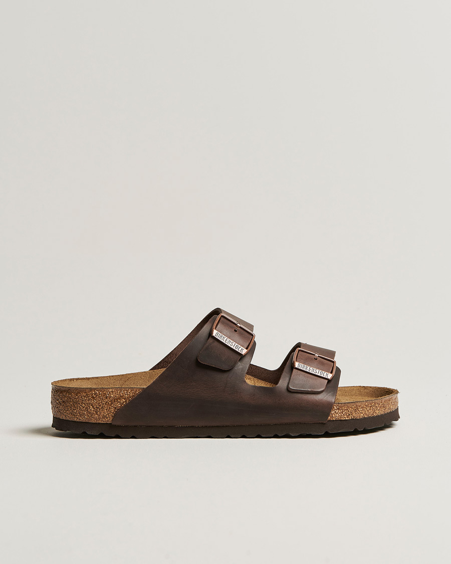 Heren | Sandalen slides | BIRKENSTOCK | Arizona Classic Footbed Habana Oiled Leather
