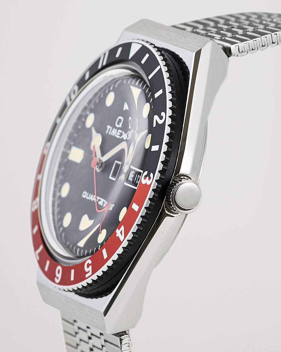 Heren | Timex Q Reissue 1979 Black/Red | Timex | Q Reissue 1979 Black/Red