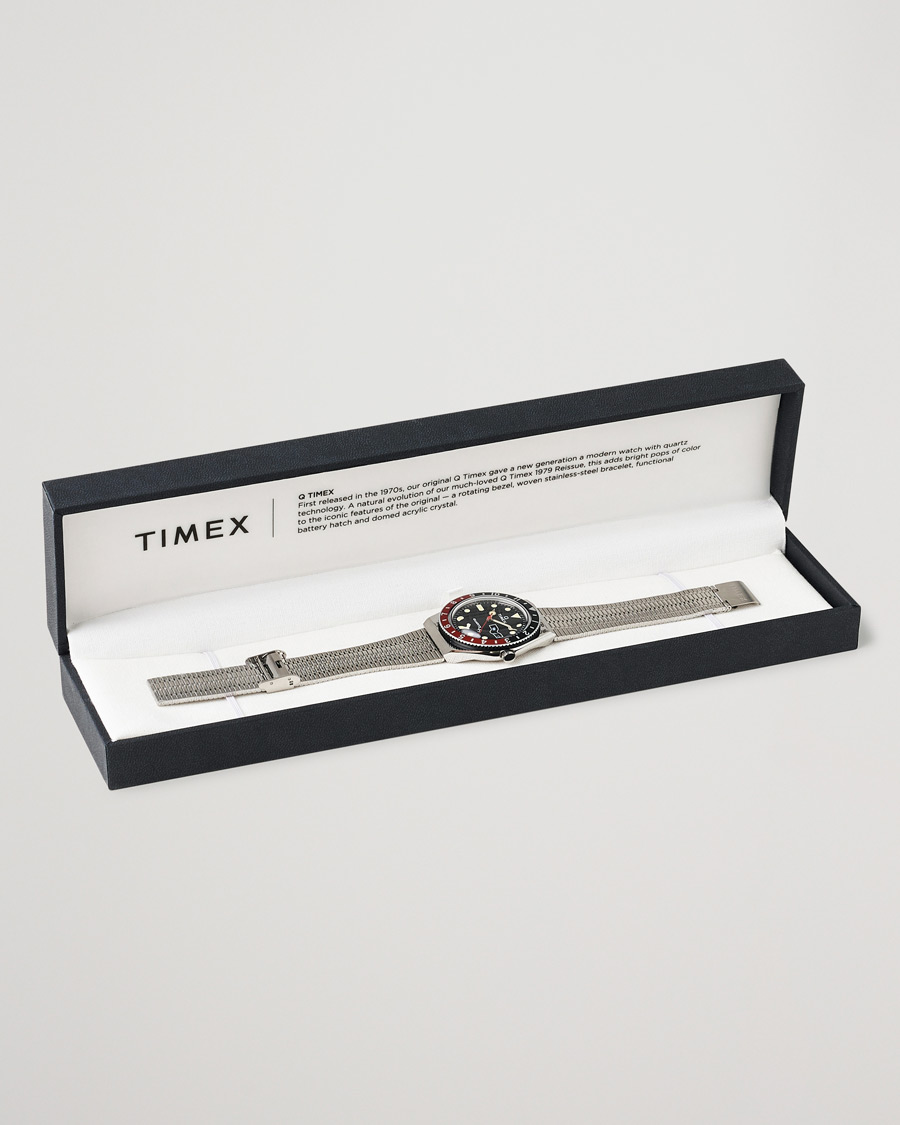 Heren | Timex Q Reissue 1979 Black/Red | Timex | Q Reissue 1979 Black/Red