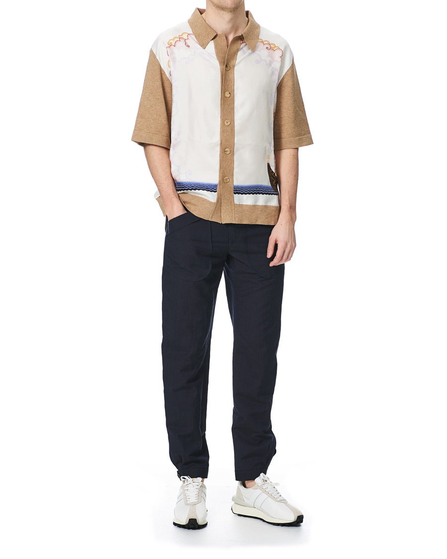 Heren | Broeken | Lanvin | Slim Fit Trousers Navy