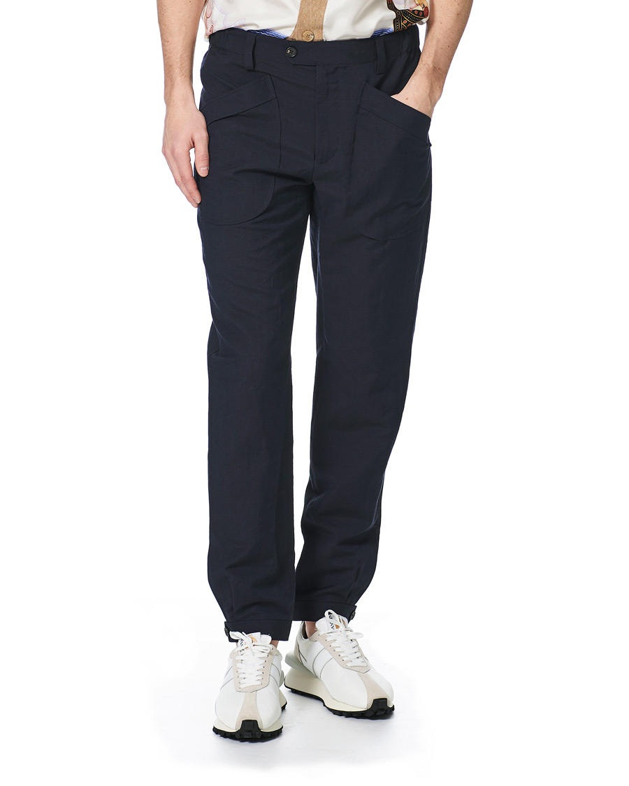 Heren | Broeken | Lanvin | Slim Fit Trousers Navy