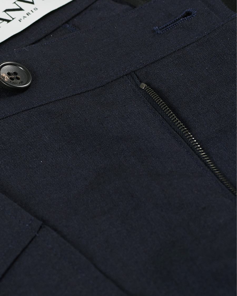 Heren | Broeken | Lanvin | Slim Fit Trousers Navy
