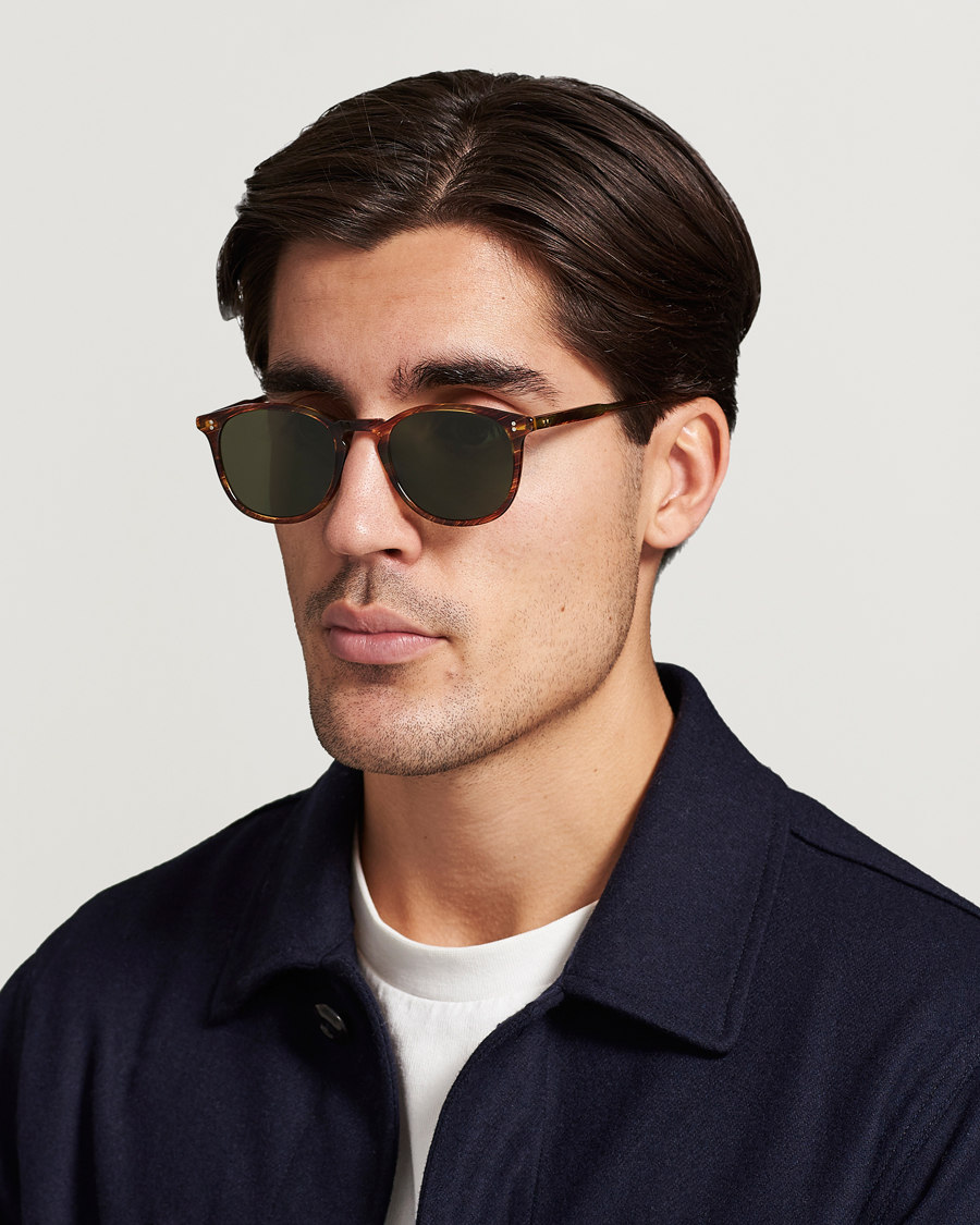 Heren |  | Garrett Leight | Kinney 49 Sunglasses Chestnut