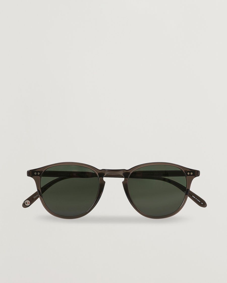 Heren | Zonnebrillen | Garrett Leight | Hampton 46 Sunglasses Black Glass