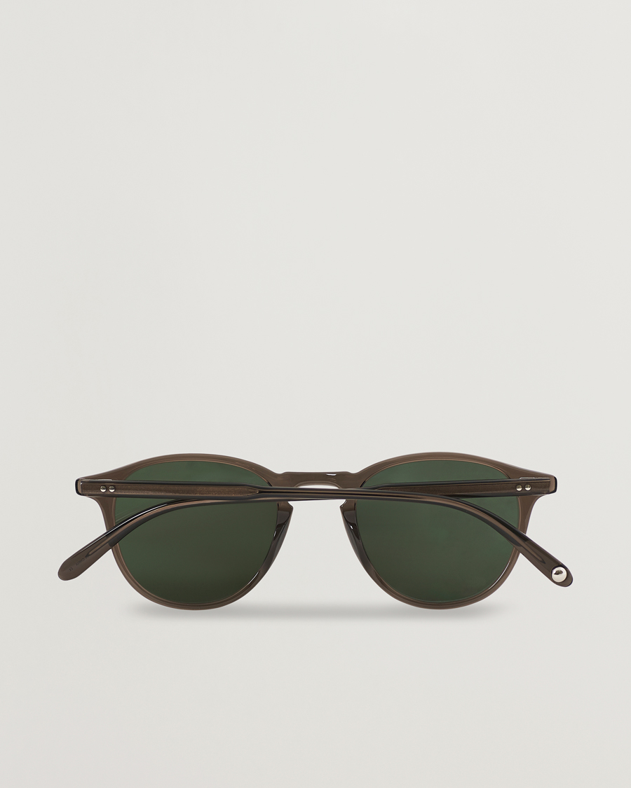 Heren | Zonnebrillen | Garrett Leight | Hampton 46 Sunglasses Black Glass