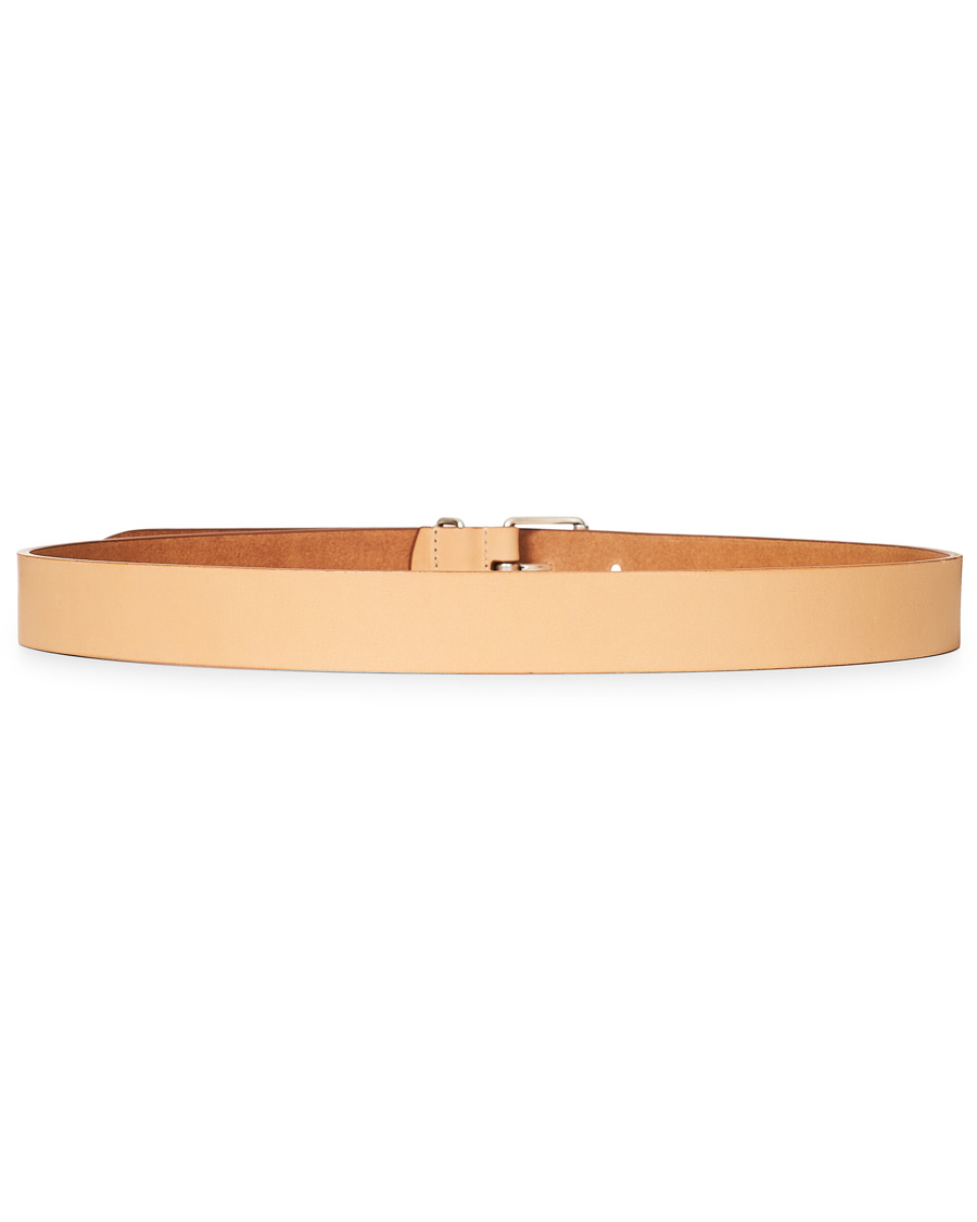 Heren | Anderson's Classic Casual 3 cm Leather Belt Natural | Anderson's | Classic Casual 3 cm Leather Belt Natural