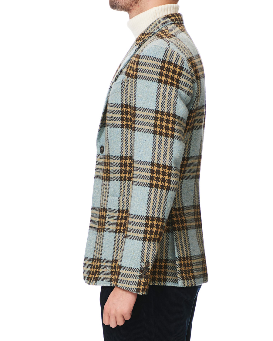 Heren | Blazers | GANT | Luke Edward Hall Check Blazer Hamptons Blue