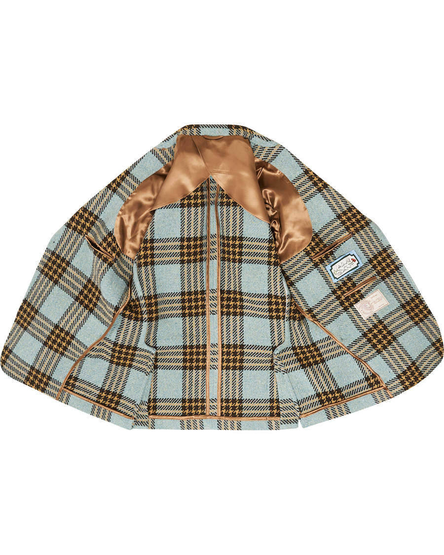 Heren | Blazers | GANT | Luke Edward Hall Check Blazer Hamptons Blue