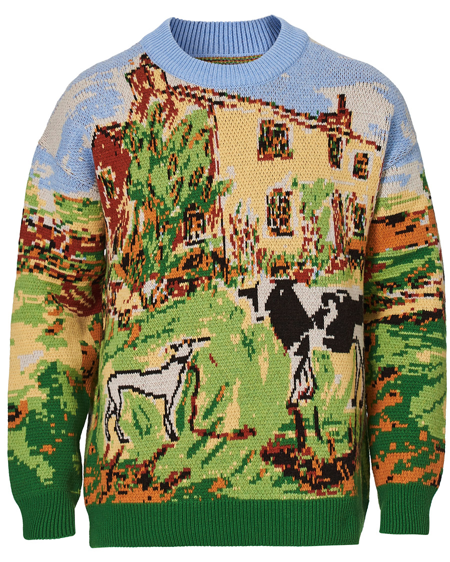 Heren | Truien | GANT | Luke Edward Hall Intarsea Crew Neck Multi