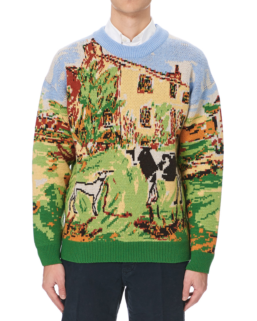 Heren | Truien | GANT | Luke Edward Hall Intarsea Crew Neck Multi