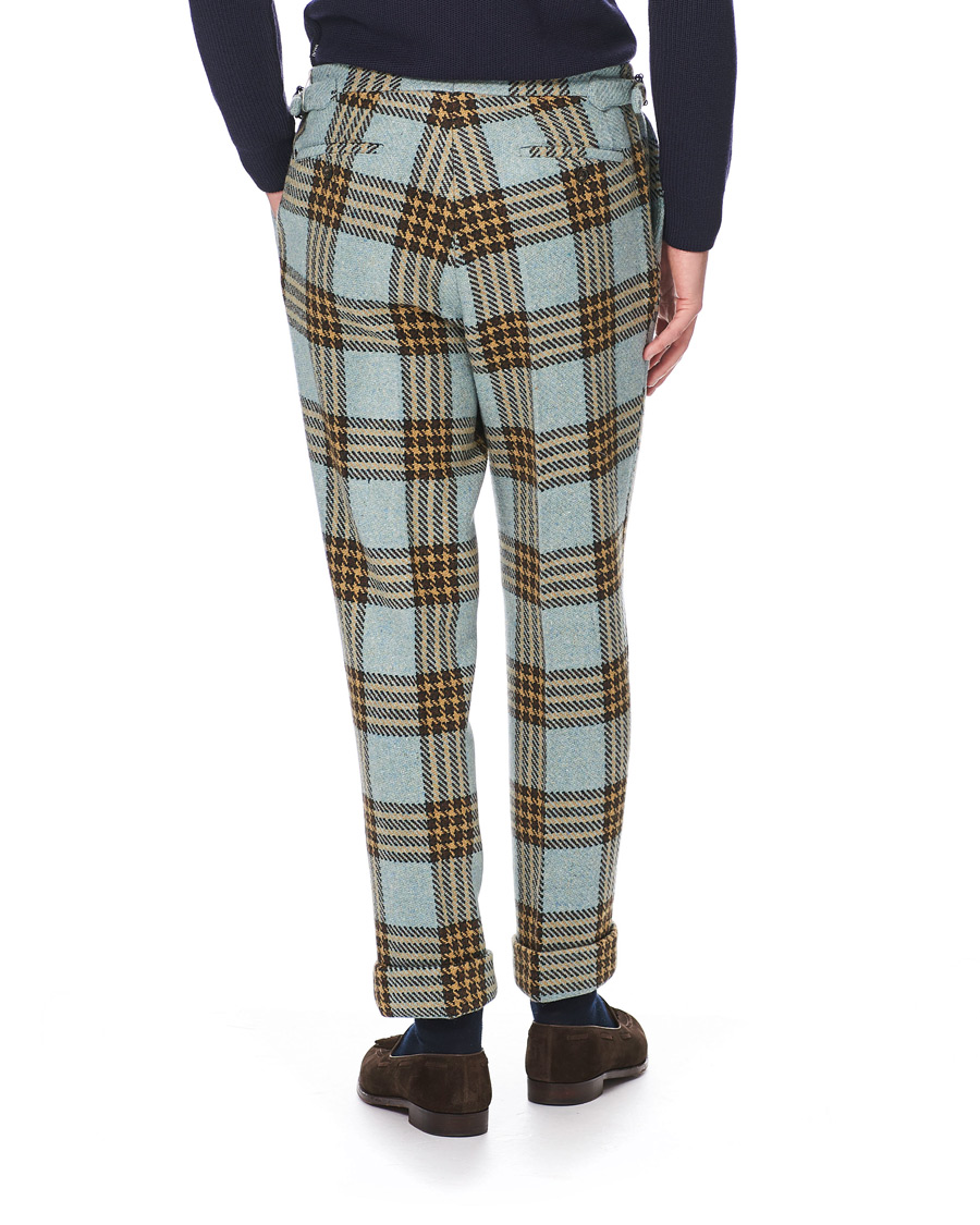 Heren | Broeken | GANT | Luke Edward Hall Check Trousers Hamptons Blue