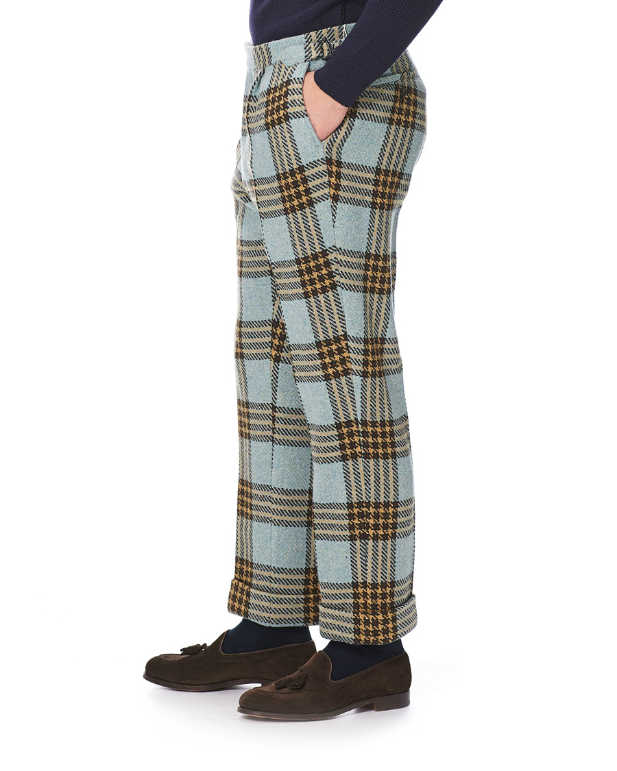 Heren | Broeken | GANT | Luke Edward Hall Check Trousers Hamptons Blue