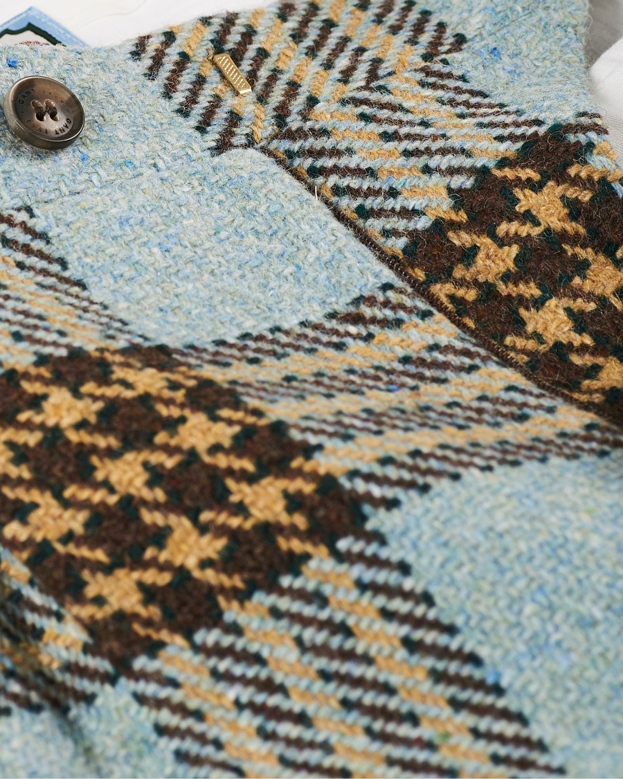 Heren | Broeken | GANT | Luke Edward Hall Check Trousers Hamptons Blue