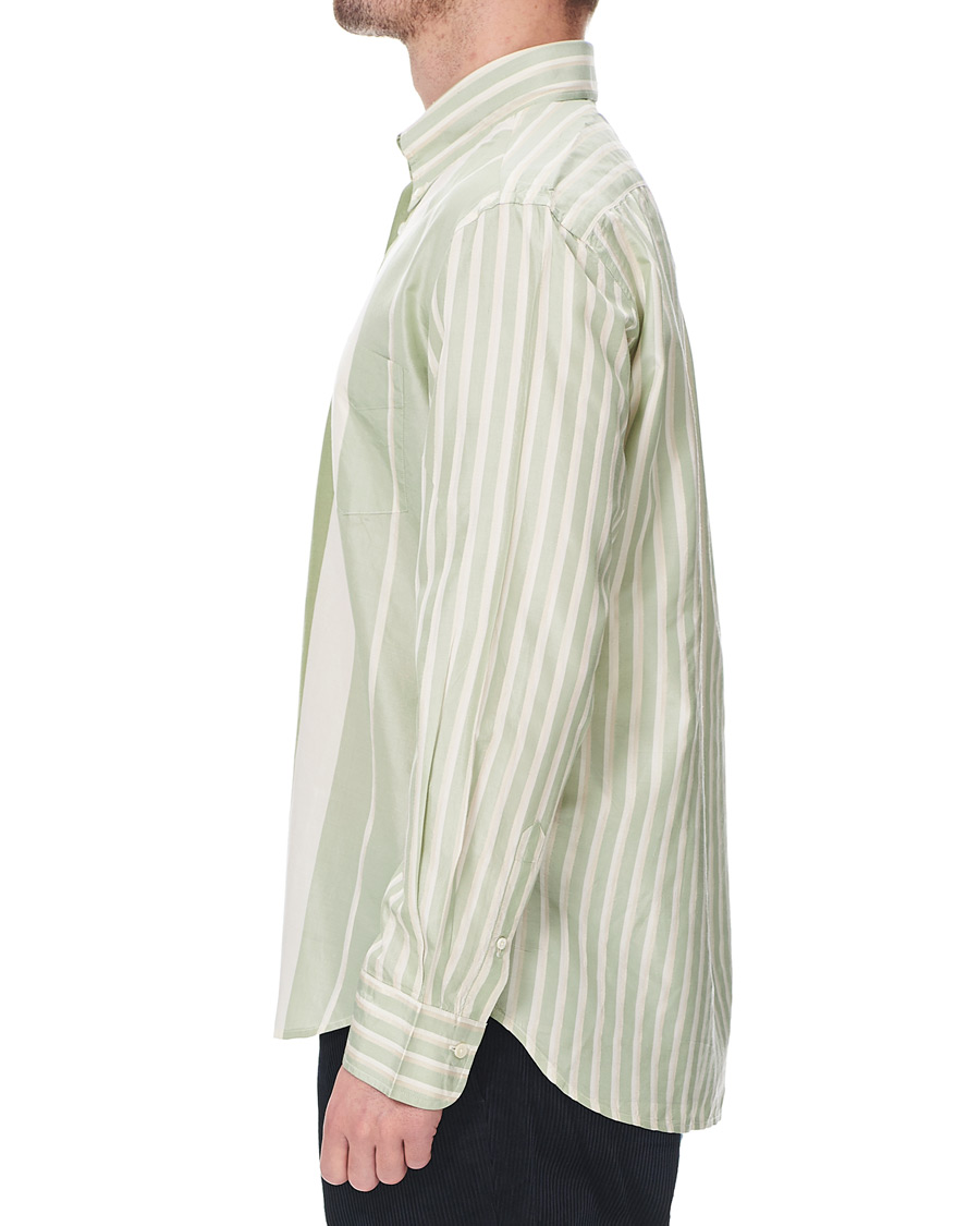 Heren | Overhemden | GANT | Luke Edward Hall Silk Stripe Shirt Pepermint
