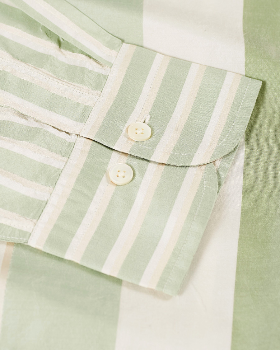 Heren | Overhemden | GANT | Luke Edward Hall Silk Stripe Shirt Pepermint